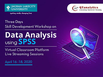 Three Days Skill Development Workshop on Data Analysis using SPSS