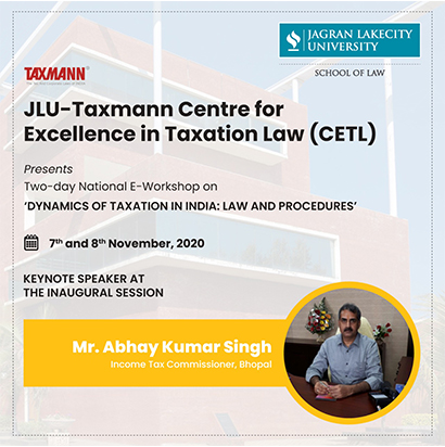 National Workshop on ‘Dynamics of Taxation in India: Law and Procedures’