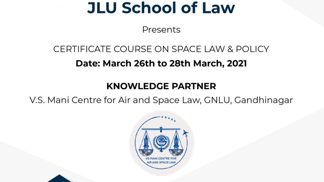 Certificate Course on Space Law & Policy